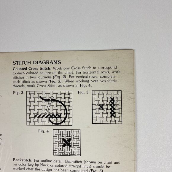 Leisure Arts Wedding Remembrance Leaflet 576 Cross Stitch Keepsake VTG 1987 - Picture 6 of 9